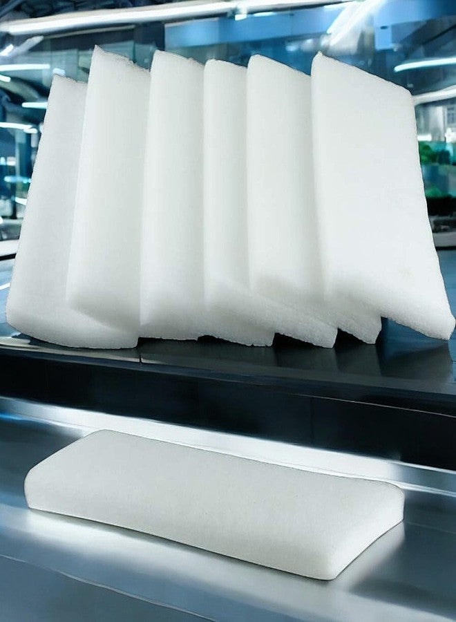 TED TABBIES Aquarium Bio Sponge Filter Pad for Filteration Contains Biochemical Cotton Sponge Media for Fish Tank and Ponds - 6 pcs - Image 1